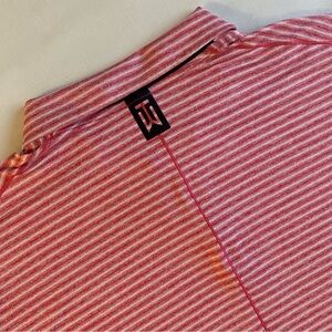 Nike Dri-Fit Tiger Woods Polo Men XL Striped Performance Shirt